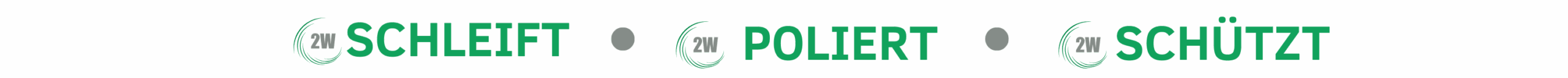 2W Banner schleift, poliert, schützt